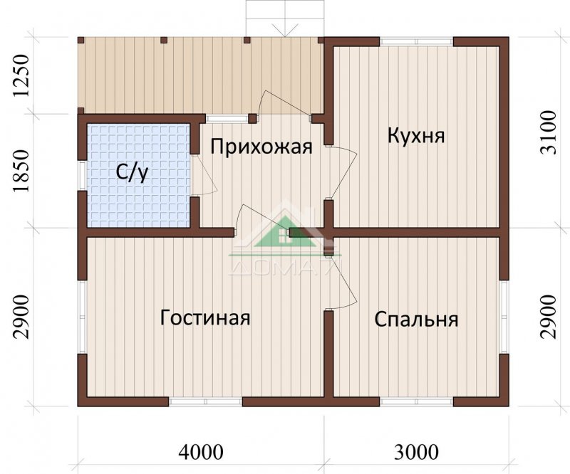 Проекты домов 7 на 9 с мансардой