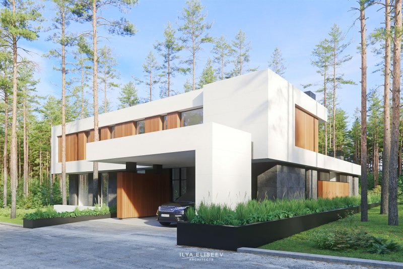 Проект дома в стиле Модерн Zuzuka House