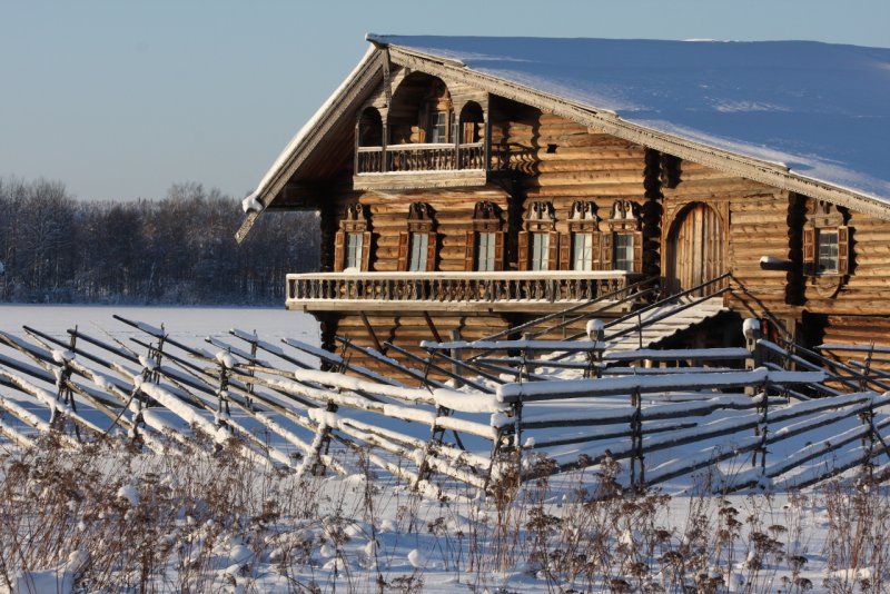 Кижи крестьянский дом