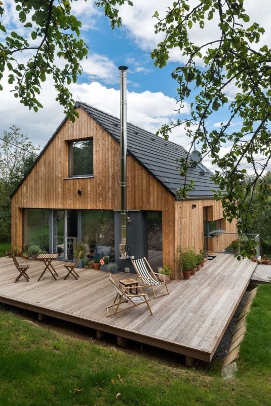 Barn House с террасой