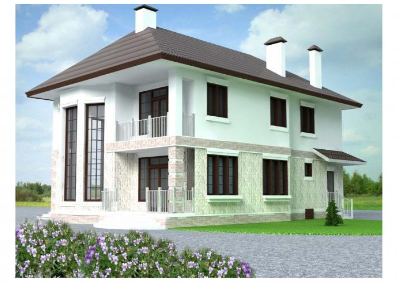 Красивые проекты домов из газобетона