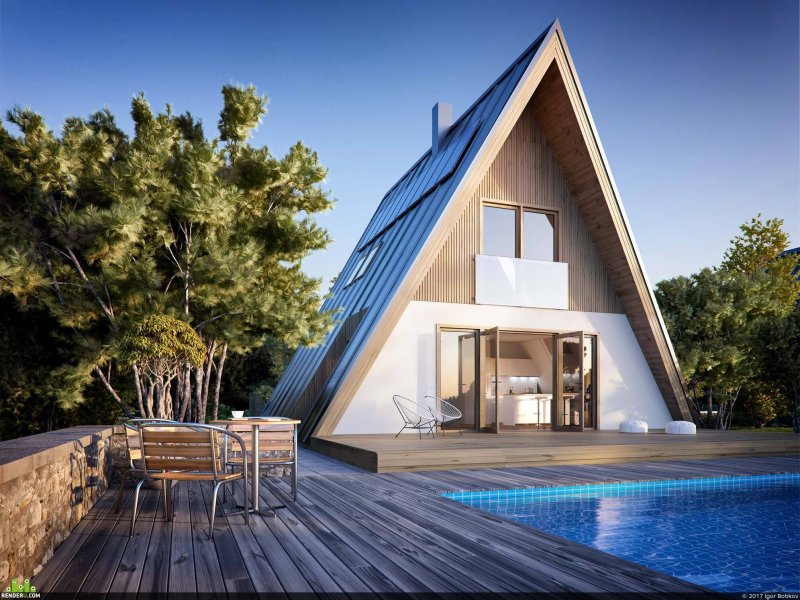 Каркасный дом frame House