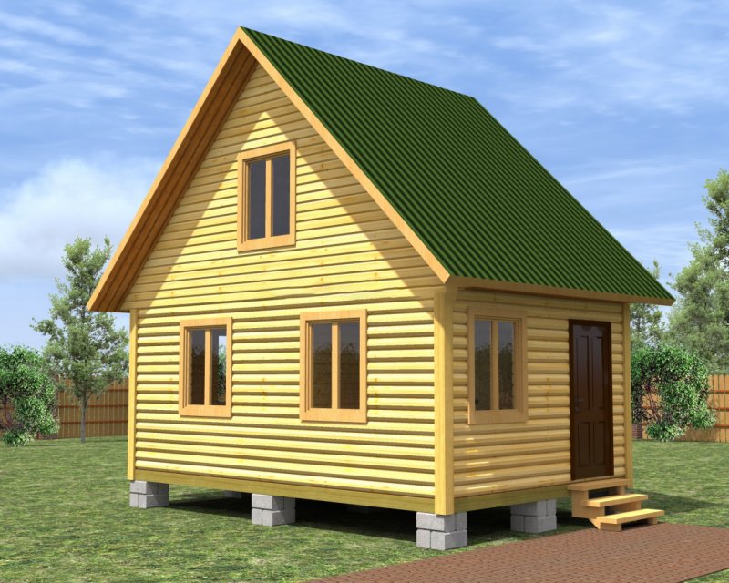 Дом из бруса 6х6 Енисей