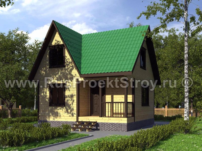 Каркасный дом 6х4