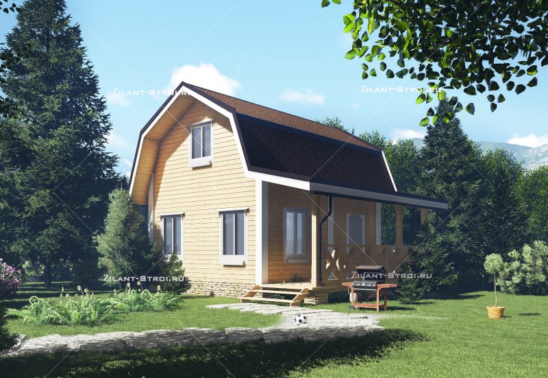 Каркасный дом 6x9 «Искандер