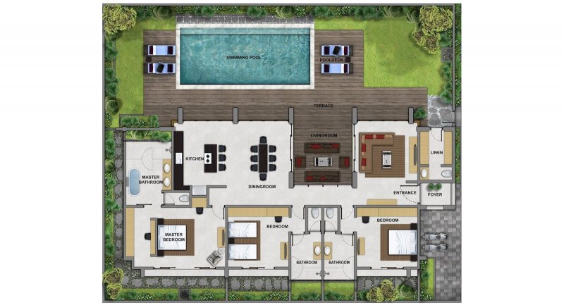 Villa планировка