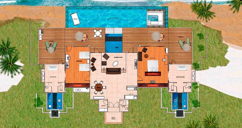 Niyama private Islands планировка