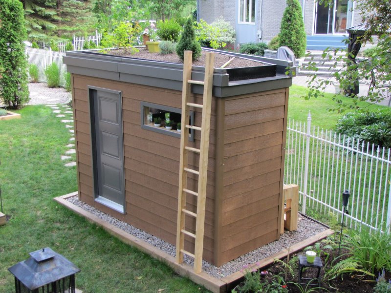 Хозблок с дровником 6x2