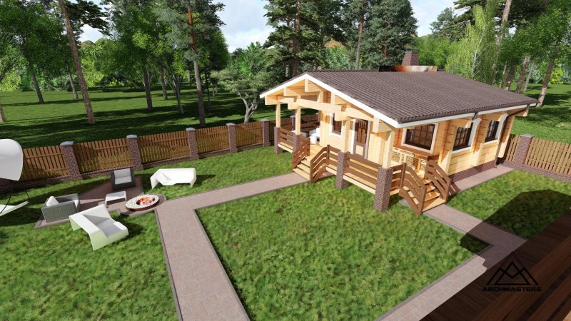 Планировка бани и беседки на участке