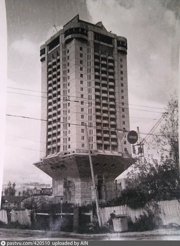 Гостиница Тверская в 80-е