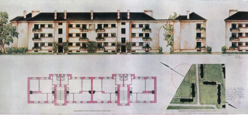 Жилой дом на тракторной улице 1925