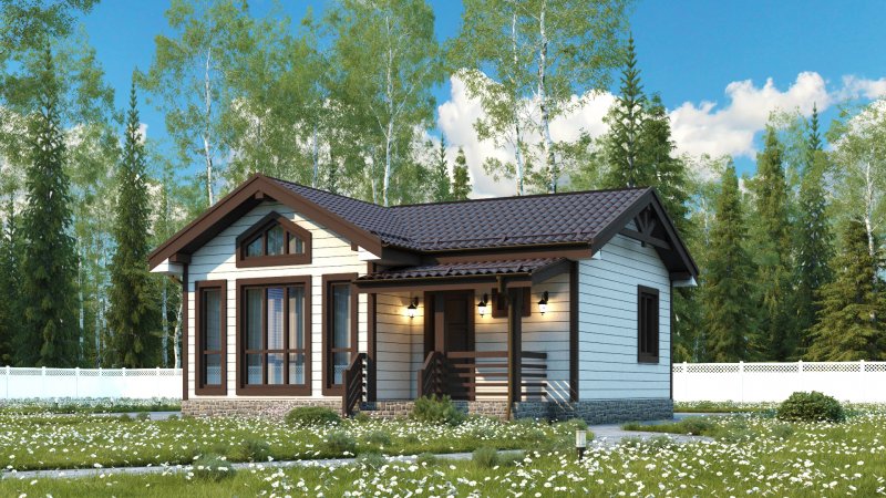 Дом из клееного бруса 100м2 проекты
