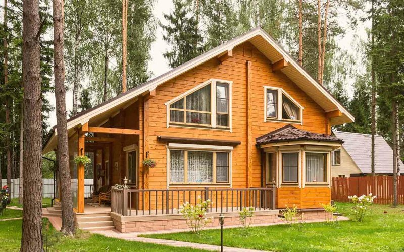 Дом из клееного бруса скандинавские проекты