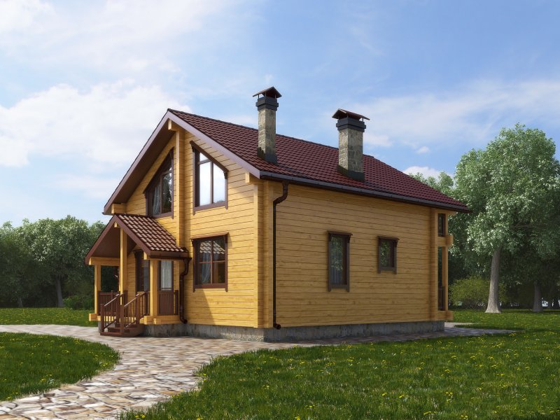 Деревянный дом 120 кв.м