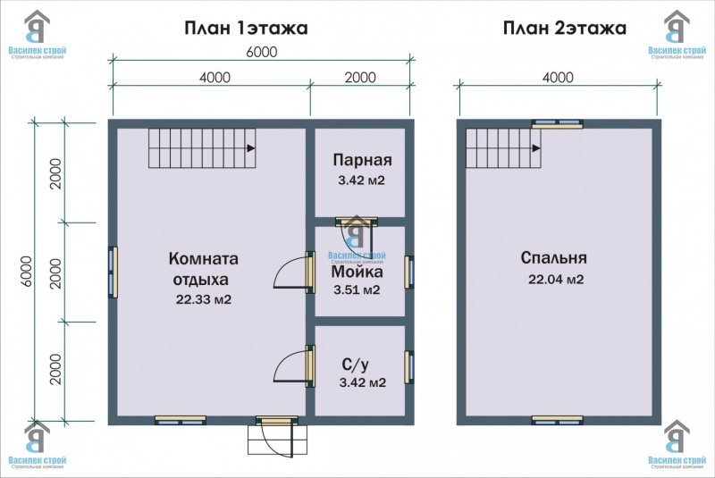 Проект бани 8х5 с мансардой