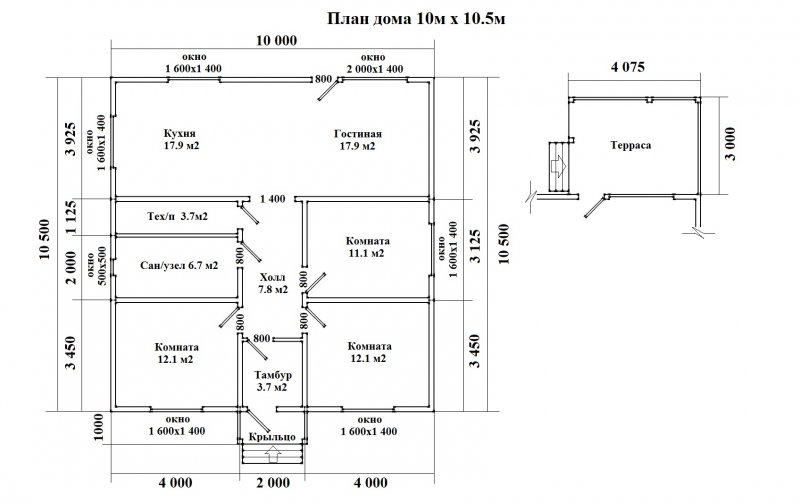 Проект дома Ремстройсервис