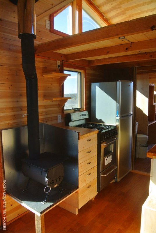 Tiny House с печкой