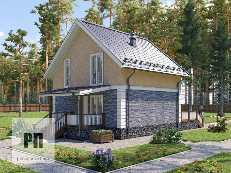 Дом кирпичный 110 кв.м с мансардой