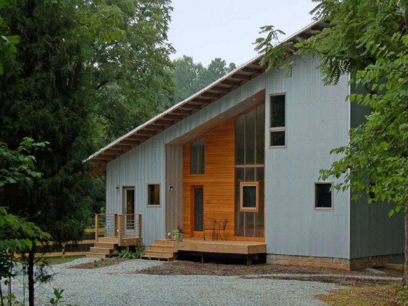Барн хаусы Barn House с односкатной крышей