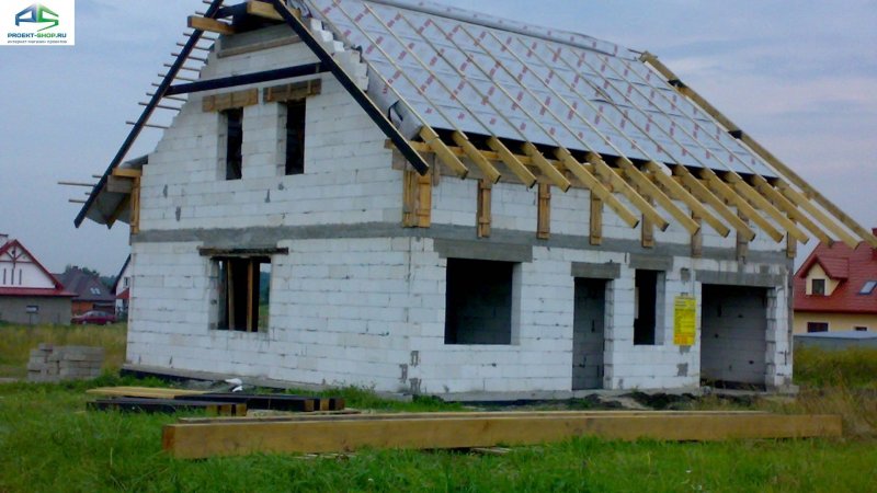Стропильная система двухскатной крыши чертежи 10х10