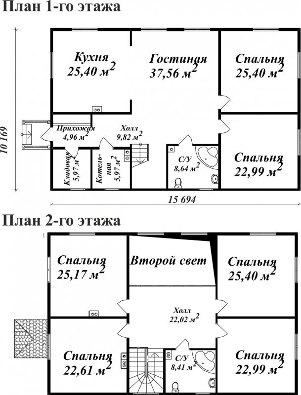 Планировка дома 10х12 двухэтажный