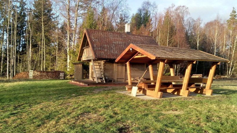 Деревянный дом из бревна