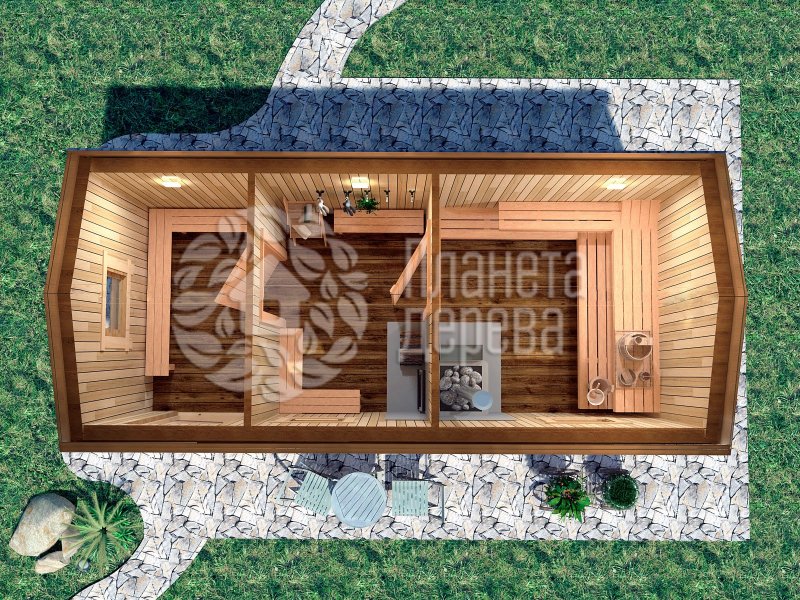 Планировка бани 2,8*3,6
