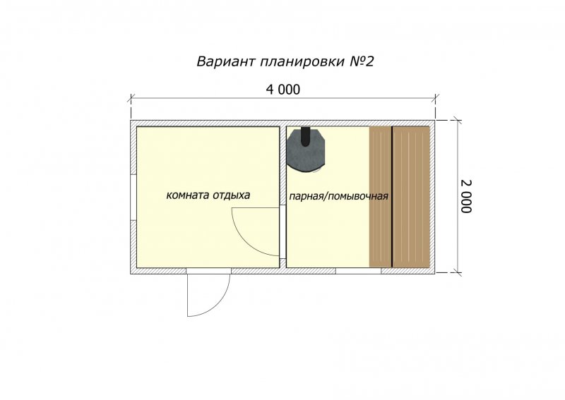 Баня 2х6 планировка внутри фото