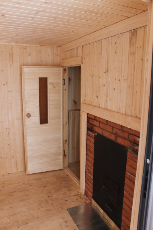 Планировка парилки 2х3