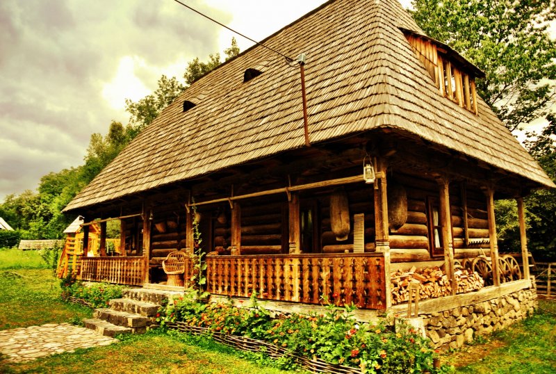 Старые дома Румынии