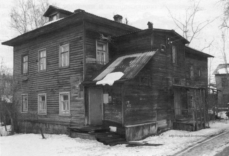 Архангельск улица Поморская деревянная