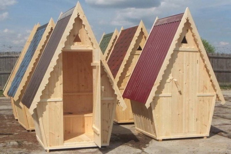 Красивые уличные туалеты из кирпича