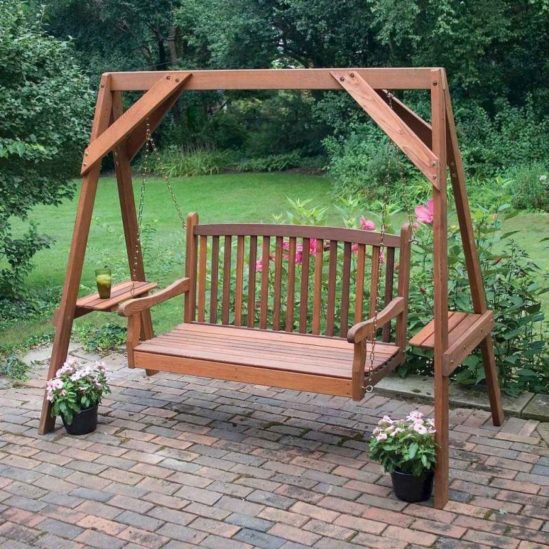 Диван качели Wooden-Swing