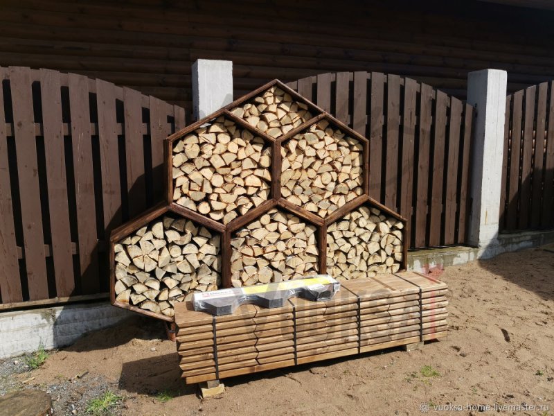 Уличная дровница Vuoksa-Wood