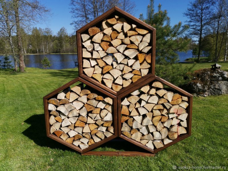 Уличная дровница Vuoksa-Wood 1 сота