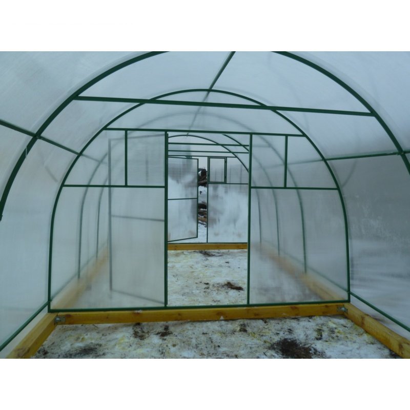 Каркас теплицы оцинкованный 3*4*2,1м, шаг 1м