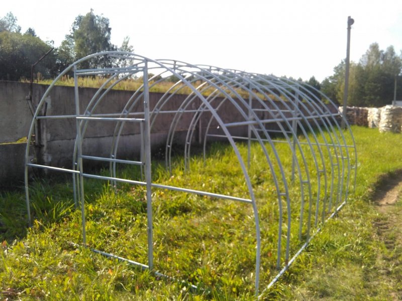 Каркас теплицы Кремлевская цинк 3м 210х300см