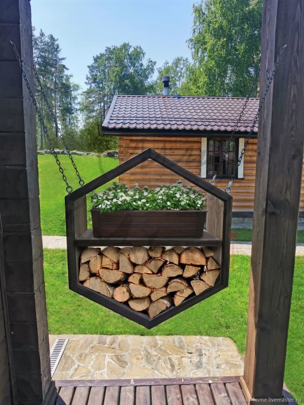 Уличная дровница Vuoksa-Wood «10 сот»