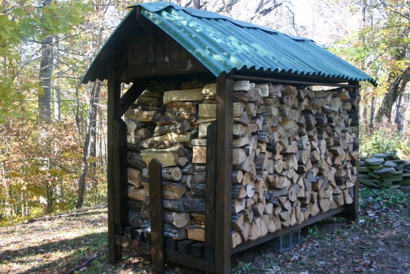 Металлический дровник