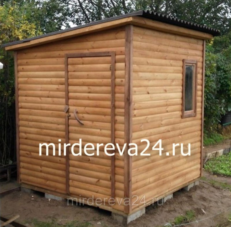 Сарай 2х2 для дачи из вагонки