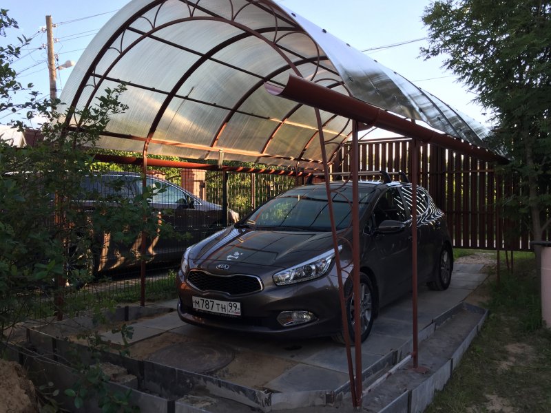 Парковка на даче