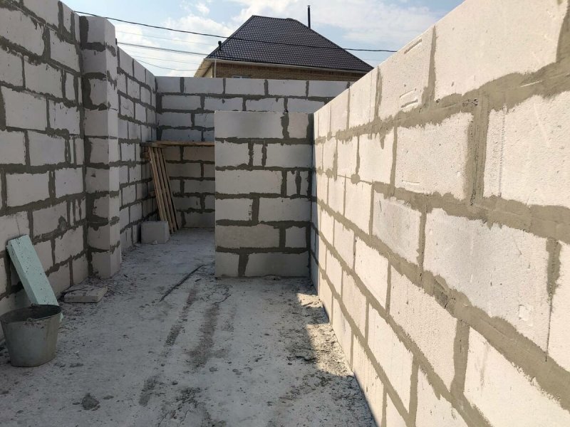 Мастерская из газоблоков