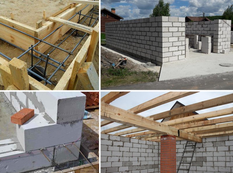 Гараж из газобетона
