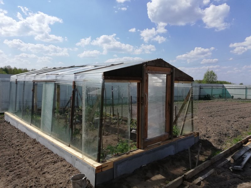 Фундамент для парника