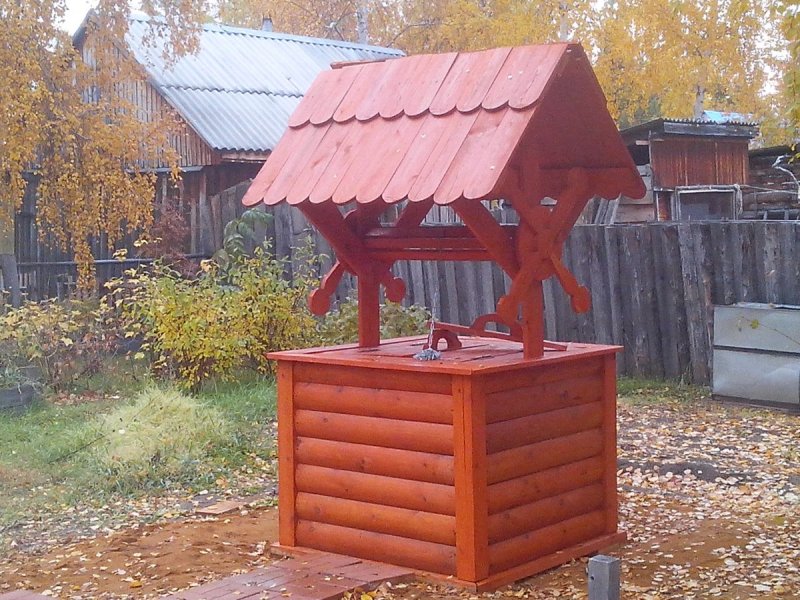 Деревянный колодец