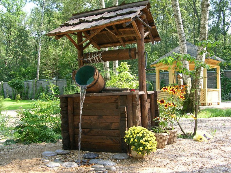 Колодец в стиле Кантри