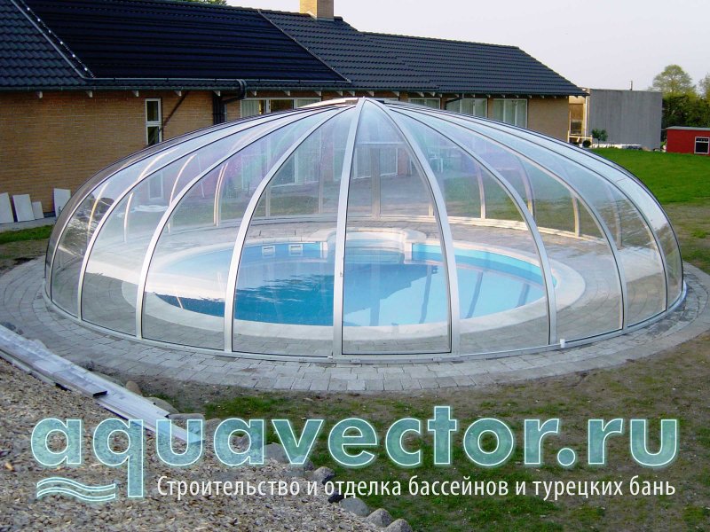 Круглая теплица-купол из поликарбоната
