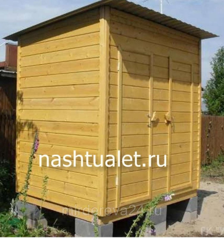 Туалет деревянный для дачи