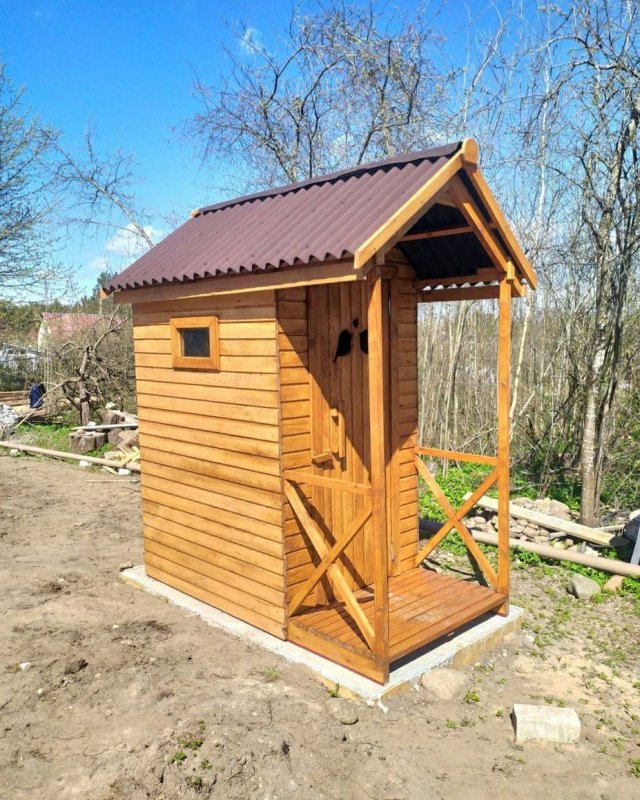 Туалет 1х1.5 дачный