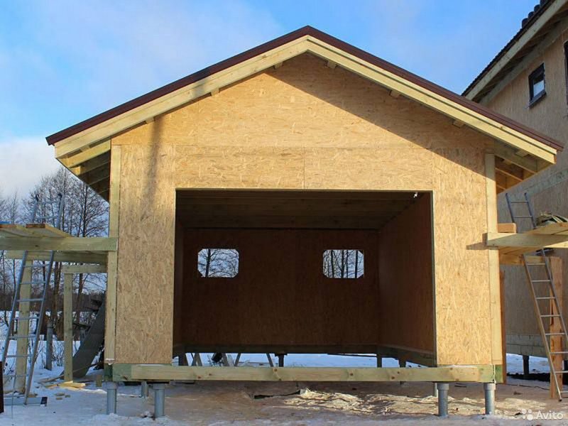 Гараж из SIP панелей